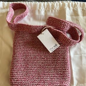 Crossbody pink purse